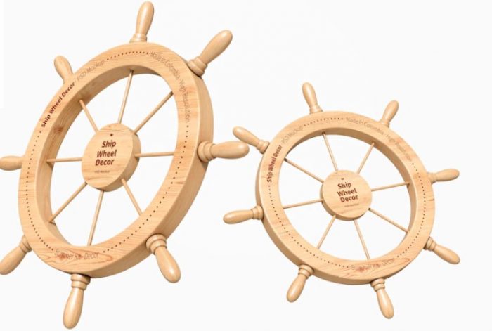 history of the steering wheel on the ship